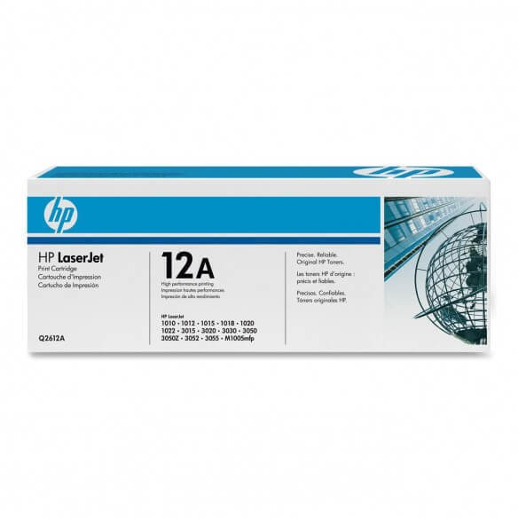 Cartouche de Toner HP 12A Q2612A Original Neuf Noir 2000 Pages HP