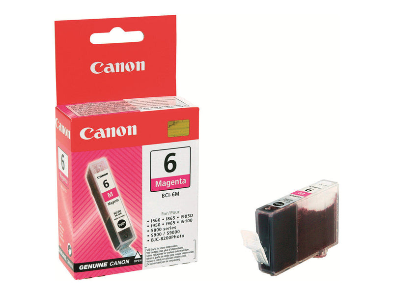 Lot De 3 Cartouches D'Encre BCI-6M Original Neuf Magenta 3 x 13ml  Canon   