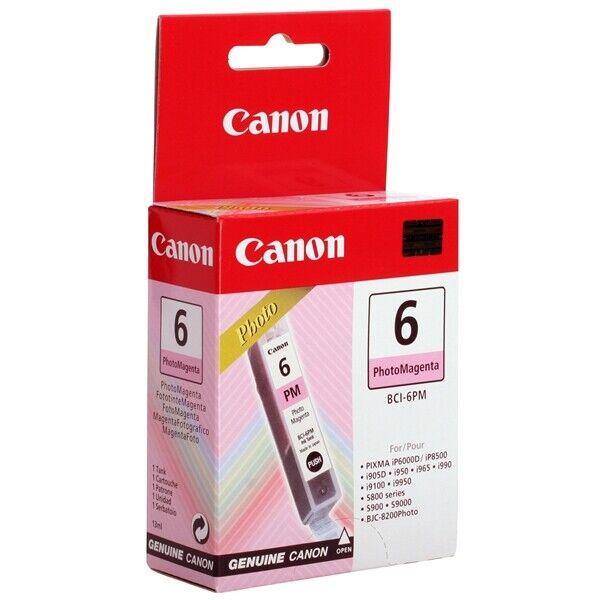 Cartouche D'Encre BCI-6PM Original Neuf Magenta 13ml  Canon   