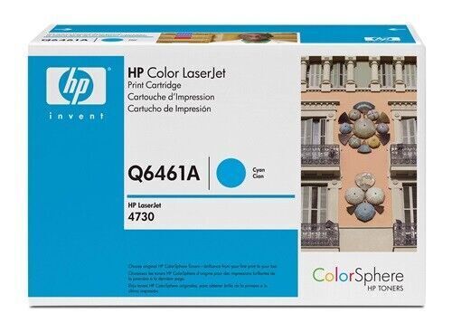 Cartouche HP Q6461A Original Neuf Cyan 12 000 Pages Pour Hp LaserJet 4730