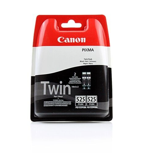 Cartouche D'Encre Canon PGI-525PGBK Twin Original Neuf Noir 19ml x 2 PIXMA SERIE  Canon   