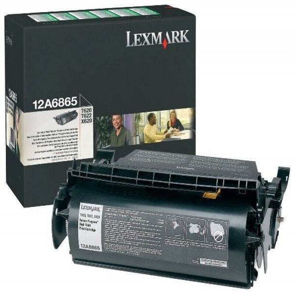 Toner Lexmark 12A6865 12A8415 Original Neuf Noir 30 000 Pages T620 T622 X620  Lexmark   