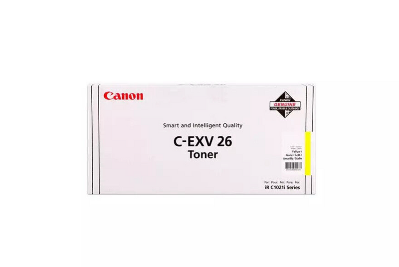 Toner Canon C-EXV 26/ 1657B006 Original Neuf Jaune 6000 Pages Pour iR C1021  Canon   