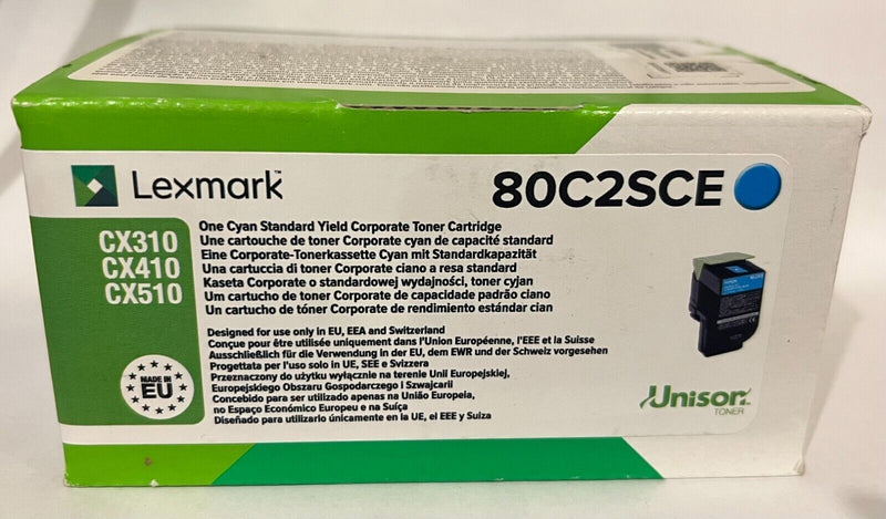 Cartouche Lexmark 80C2SCE Original Neuf Cyan 2000 Pages Pour CX310-CX410-CX510  Lexmark   