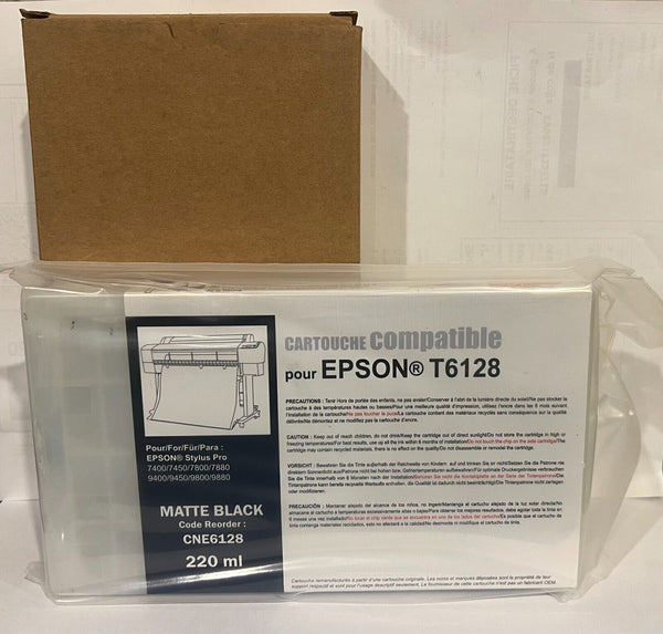 Toner T6128 / CNE6128 Compatible EPSON Neuf Noir 220ml Pour Epson Stylus Pro  Epson   