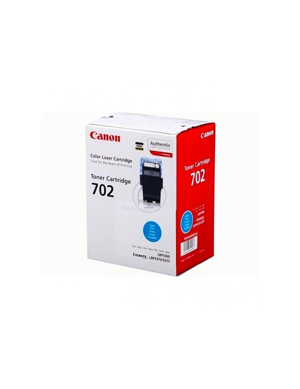 Toner CANON 702 / 9644A004 Original Neuf Cyan 6000 Pages LBP5970/5975/5960  Canon   