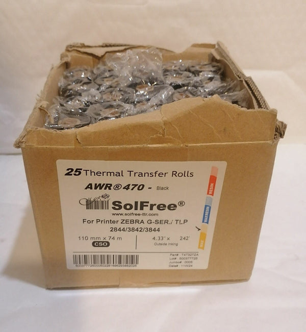 AWR 470 Rouleaux Transfert Thermique X25 Carton ouvert.  - Sans marque/Générique -   