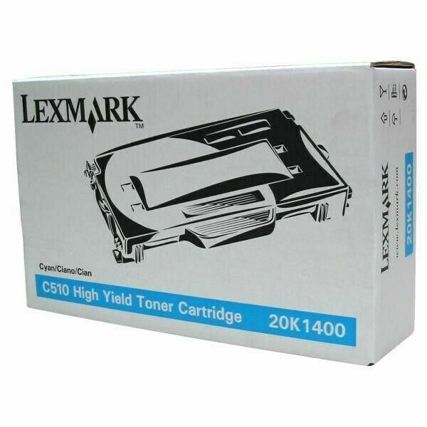 Lexmark C510 Cyan Haut Rendement Cartouche De Toner 20K1400  Lexmark   