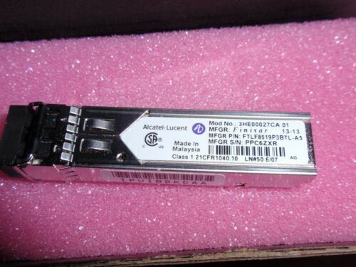 LOT DE 2 Transceiver Module Alcatel lucent SFP GIGE SX-LC ROHS 6/6DDM  Alcatel Lucent   