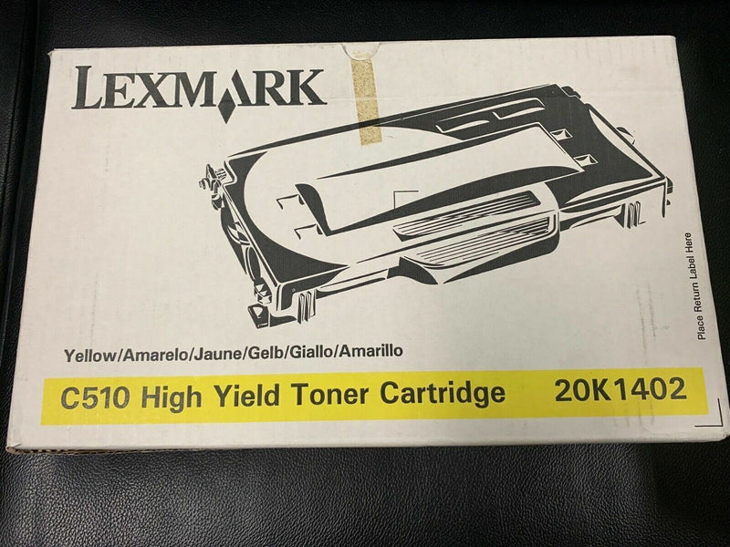 Lexmark C510 Couleur Jaune Cartouche de toner laser 20K1402  LEXMARK   