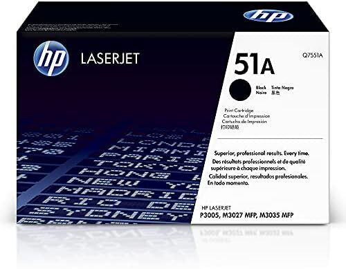 🖨️ Cartouche de Toner HP 51A (Q7551A) - Noir - Original 🖨️  HP   