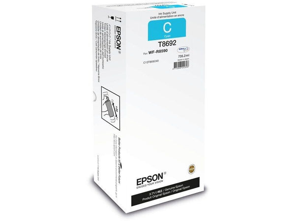 🖨️ Cartouche D'Encre Epson T8692 C13T869240 CYAN XXL 02/2020 🎨