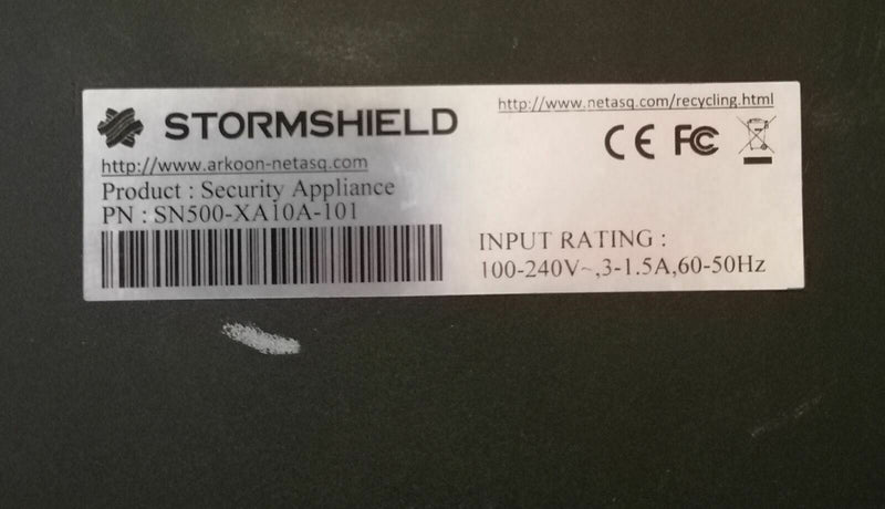 🛡️ Pare-feu Stormshield SN500 - UTM Professionnel Bon Etat 🛡️ StormShield