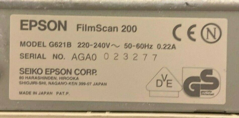 🎞️ EPSON FilmScan 200 G621B - Scanner de Négatifs et Diapositives 35mm Epson