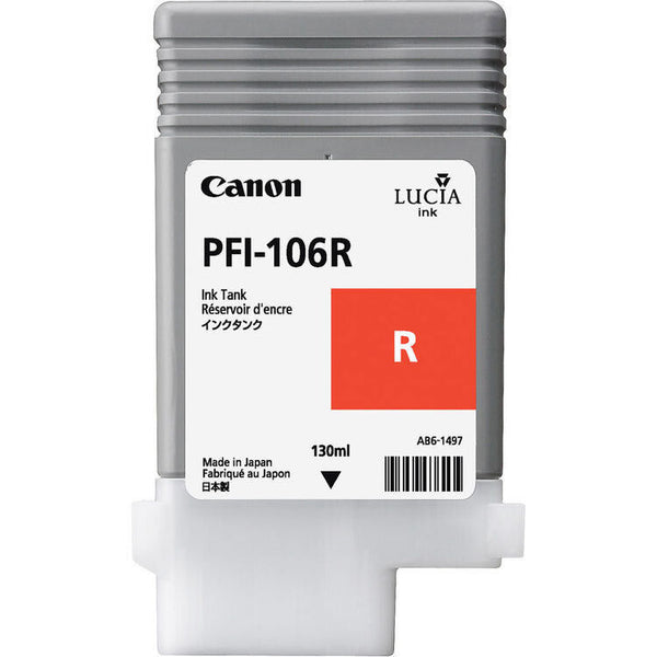 🖨️ CARTOUCHE CANON PFI-106R ROUGE 130 ML AUTHENTIQUE GARANTIE VENDEUR 30J 🖨️ Canon