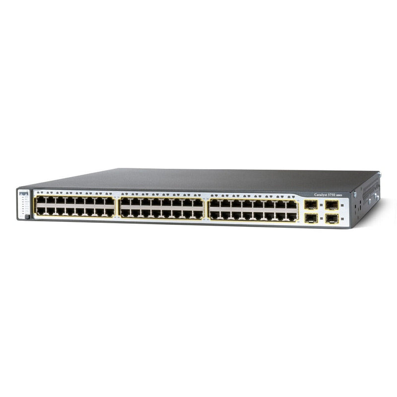 🔌 SWITCH CISCO CATALYST 3750 48 PORTS POE WS-C3750-48PS-S RECONDITIONNÉ 🌟 Cisco