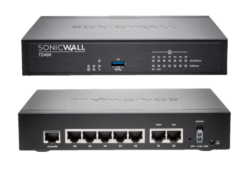 🔒 Pare-Feu SonicWall TZ400 d'Occasion Testé avec Alimentation 🔌 SonicWALL