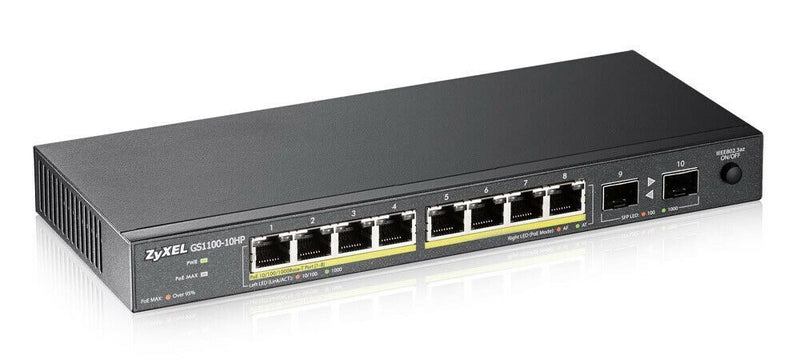 Commutateur Ethernet Gigabit non administré ZyXEL GS1100-10HP  ZyXEL   